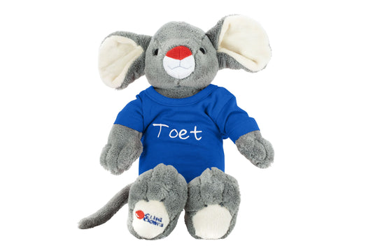 Toet knuffel met naamshirt